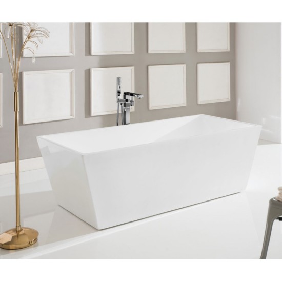 1500x750x580mm Square Bathtub Freestanding Acrylic White Bath Tub 1500x750x580mm Square Bathtub Freestanding Acrylic White Bath Tub